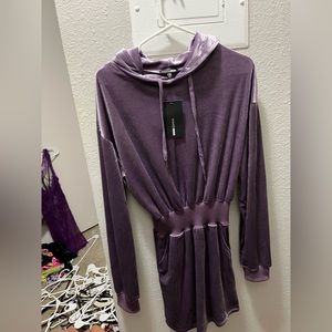 Velvet purple dress from Fashion Nova in XS. Never worn and tags still on!